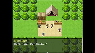 Playing mirenas manor, episode 1: bath titjob with huge witch boobs