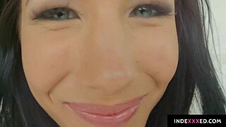 kyra shows off her big boobs nicely