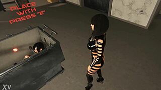 3d metal bondage game with big tits!