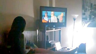 Sexy latina in socks engages in cheating encounters with passion.