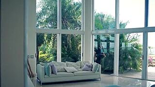 Watch The Girl Next Door Ride In Cowgirl Position!