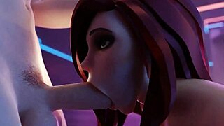 3D Hentai Deepthroat Animation