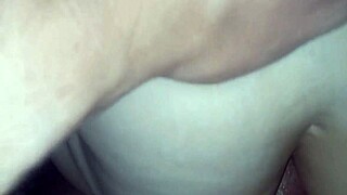 Redhead milf enjoys anal fucking and creampie in close up