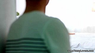 teeny lovers series: redhead klava solos with a dildo then gets licked and fucked hard