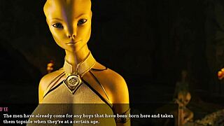 Reverse Gangbang In Huge Alien Orgy, Intense Banging.