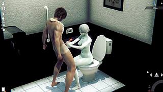 Ó, milyen csinos lány ebben a vietnami amatőr jelenetben!