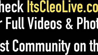 Cam Princess Cleo Masturbates On Rooftop