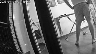 Real cheating wife fucks with a friend while husband is at work