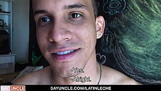 Straight Latino Rides Big Dick Emotionally