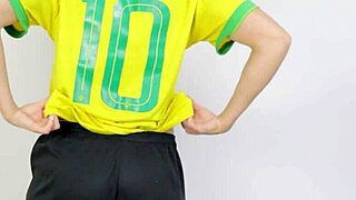 Crossdresser moans loud on thick black shaft