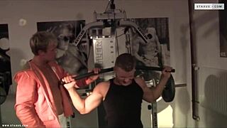 I shoot a big load in twink threesome