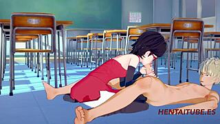 WATCH BAKUGOU KATSUKI & SARADA UZUMAKI HAVE SEX AT SCHOOL IN THIS HOT HENTAI ANIMATION!