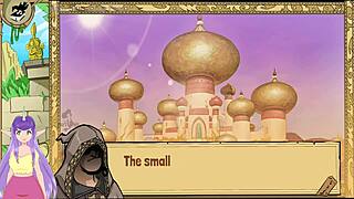 i train queen princess jasmin with her big tit in anime hentai