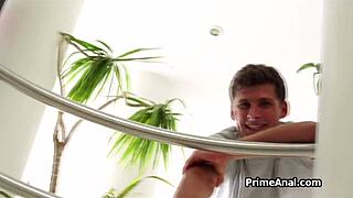 A horny teen gets two fingers in her ass while craving more