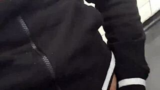 gay guys sheer in gym bathroom with adrenaline