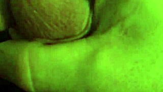 Gay man cums hard during intense masturbation session with cum everywhere on his body