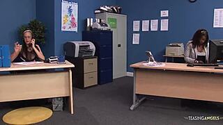 Ebony hottie feels ultimate joy from interracial sex