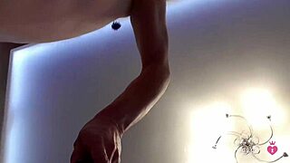 Pegging with huge comanche dildo in chastity... 😈