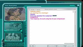 princess chats seductively in akaburs star channel