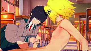 Boku No Hero Hentai - Jiro Kyoka Blowjob!