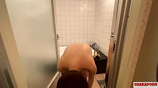 Watch This Busty Asian Babe Unleash Her First Titty Fuck And Blowjob In The Shower!