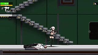 I have big tits and get fucked hard in the ass with cum from big cocks during this anime game.