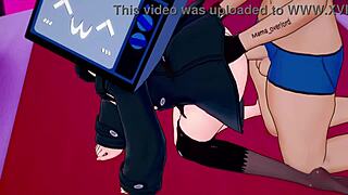 Wow, the uncensored cartoon TV woman craves hentai sex in the toilet before sleep!