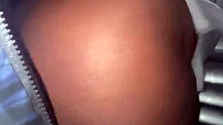 another shy teen with fat ass getting sloppy blowjobs in car from big black cock