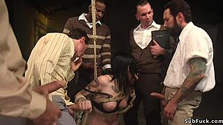 Alt Brunette Slut Double Penetrated Hard!