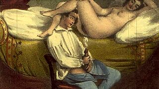 빈티지 레트로 만화 일러스트 고전