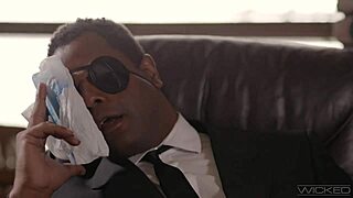 wicked - captain marvel makes her black alter-ego squirt in full scene