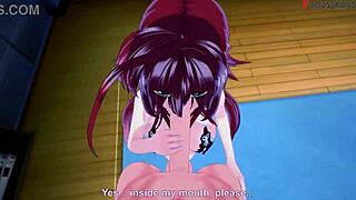 Xenovia and Rias Gremory engage in intense fucking in HS DXD NTR madness