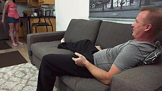 Gracie mayy deepthroats and gags on cock daily