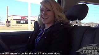 barely 18 skinny blonde risky public masturbating while driving in usa
