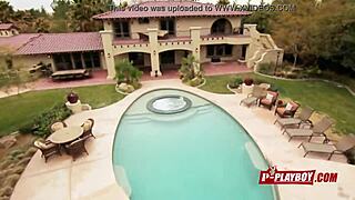 Joe And Kristen's Pool Foreplay Passion