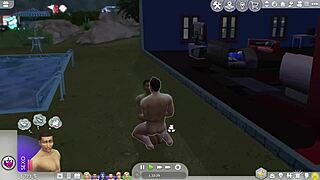 EL SIM HETERO SUCUMBE A LA TENTACIÓN in this gay cartoon story