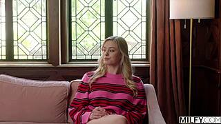 Mature beauty Cory Chase gives a young couple a special treatment in the form of a three woman action