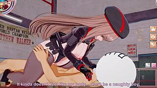 Nikke’s sexy scene in the 3D animated movie Rapunzel