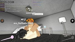 Roblox whore riding big black cock 😍