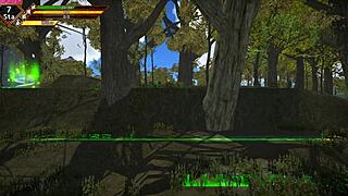 Journey to the west wukong's lewd prelude. Side scroller hentai game ep 2 with bandit king's exhibitionist kink.