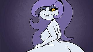 Cartoon character gets an assjob with monster cock in anime style