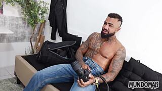 What's behind this gay blowjob scene?