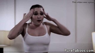 glam babes share cock in forbidden threesome