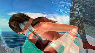 Enjoy a saucy Aussie adventure at the beach with cartoons and 3D fun. 😎