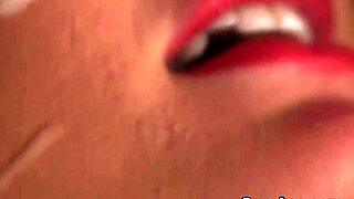 Frisky Doll Enjoys Blowbang, Gets Cumshot on Face