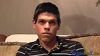 Gay amateur engages in intimate stroking and sucking activities