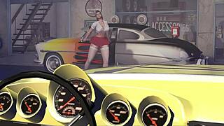 Hot Rod Dancer Alexxa Shakes Her Ass In 3D Cartoon