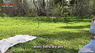 Strange Girl Begged Me for Sex and Got Pounded in Woods POV 😈