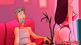 angel or devil, this slut loves teasing married men in naughty home animation