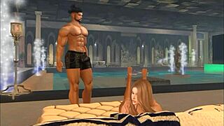 Classy Blonde Bent Over for Muff Diving